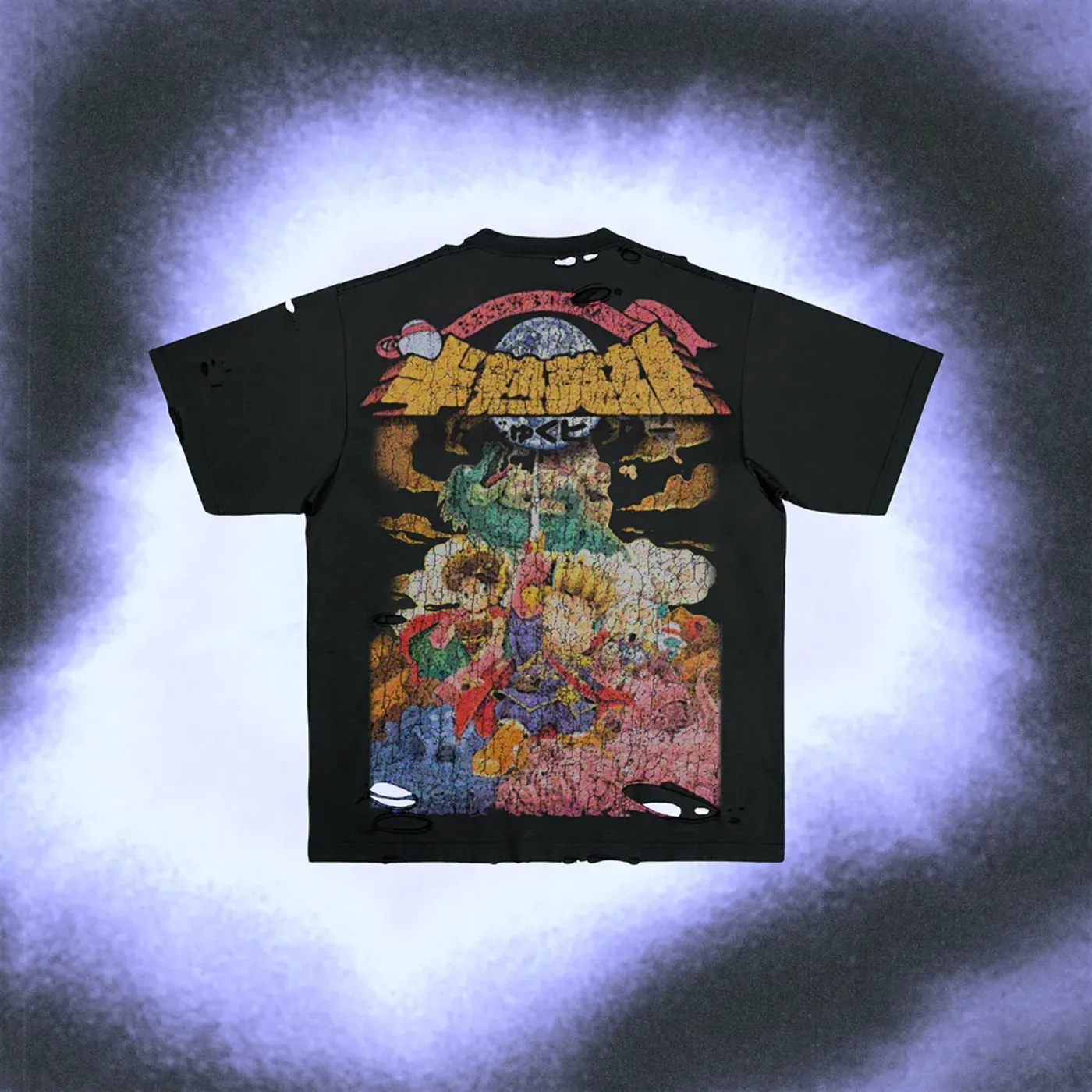 Destroyed Tshirt Back — merchandise design by Zephaniah Black