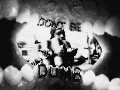 Dont Be Dumb Work — artwork by Zephaniah Black