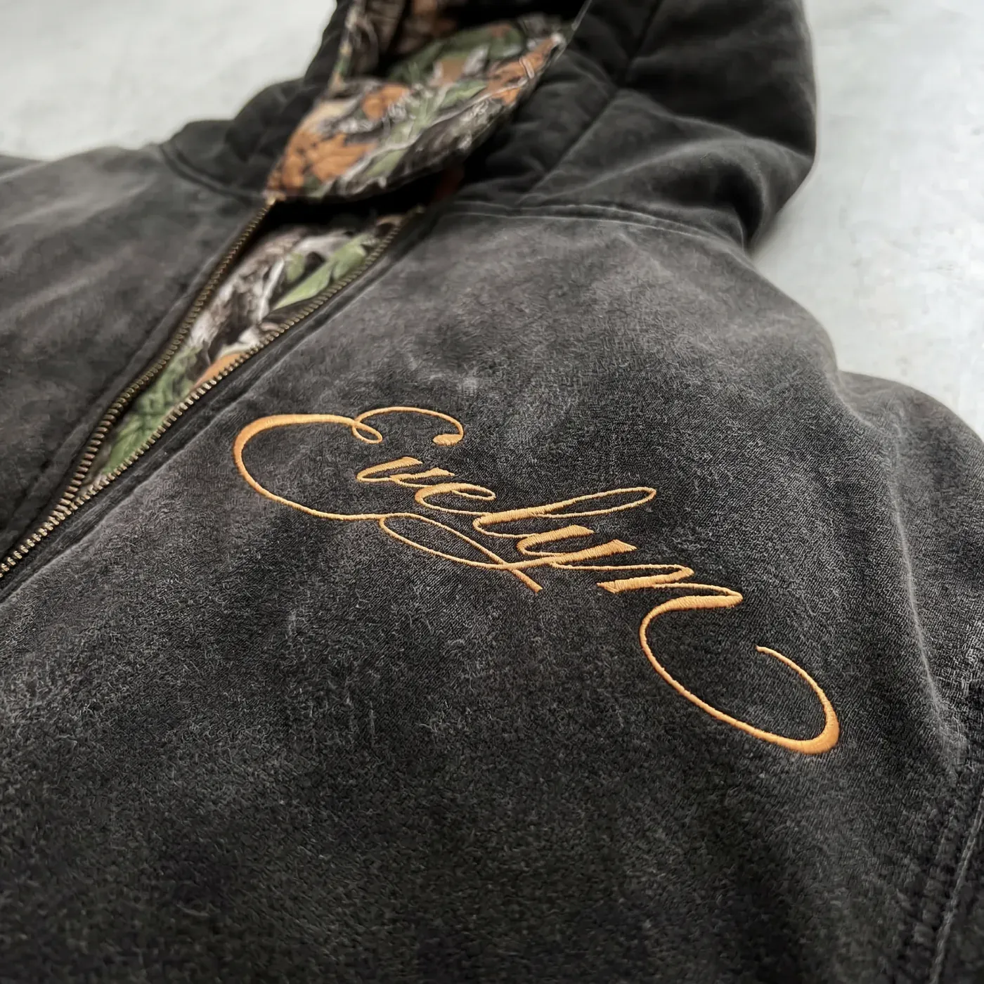 Evelyn Bomber Inside Front Detail 2 — merchandise design by Zephaniah Black
