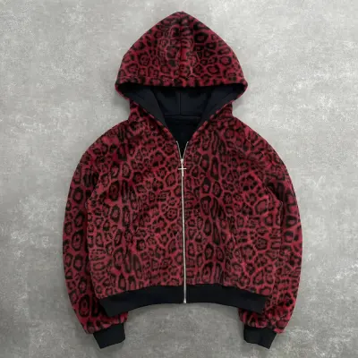 Evelyn Bomber Red Back — merchandise design by Zephaniah Black