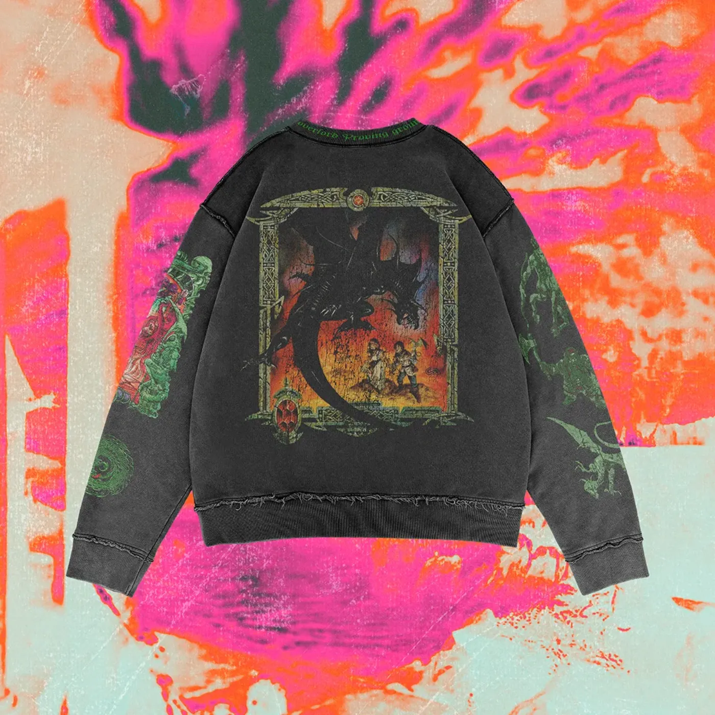 Faded Crewneck Back — merchandise design by Zephaniah Black