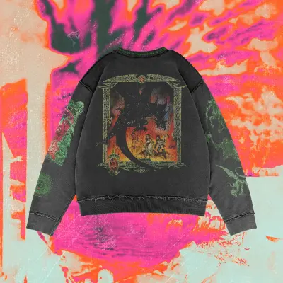 Faded Crewneck Back — merchandise design by Zephaniah Black