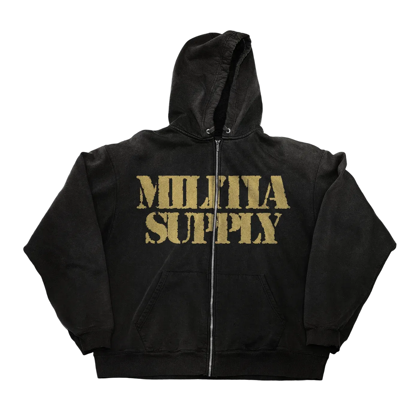 Militia Supply Hoode 1 — merchandise design by Zephaniah Black