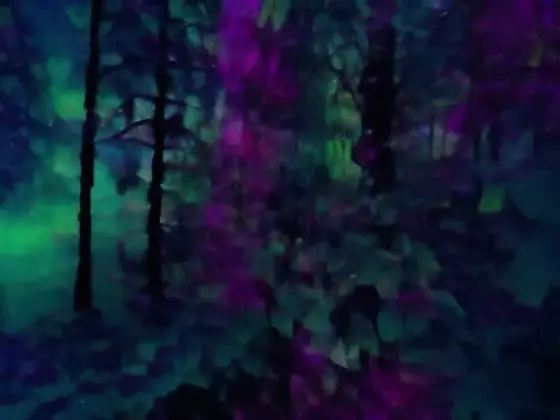 Hiking Danger — stage visuals by Zephaniah Black